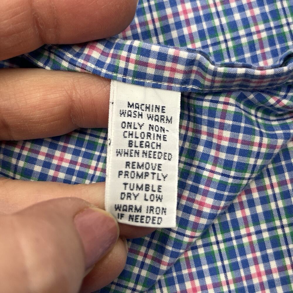 Vintage Ralph Lauren Classic Fit Multi Colorful Button Down Shirt Size L Preppy - Picture 9 of 12